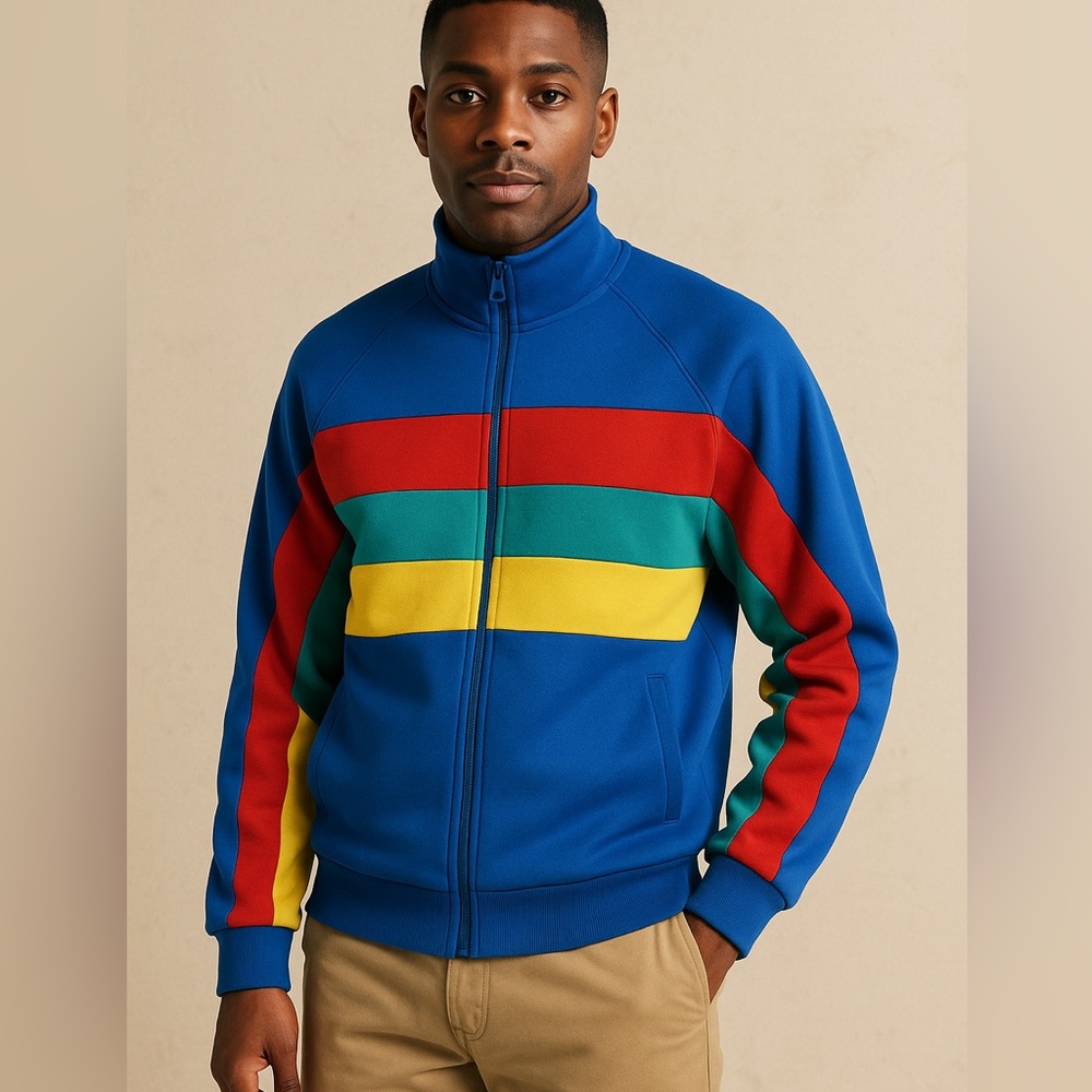 Lego retro men’s jacket colorful primary colors men’s‎ size medium